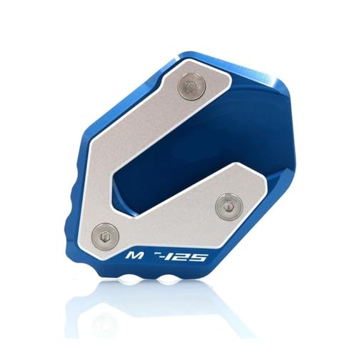 Motorrad Kickstand Seitenständer Für YA&MA&HA MT125 MT 125 MT-125 YZF-R125 YZF R125 Motorrad CNC Kickstand Fuß Seitenständer Verlängerungspolster Stützplatte Vergrößern