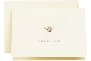 Crane Stationery Bumble Bee Thank You Notes (CT1644): Elegant Gratitude