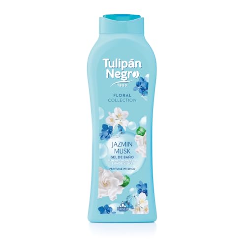 Tulipán Negro – Gel de Baño Hidratante Jazmín Musk 650 ml | Fragancia Floral Duradera | Cuidado Corporal Diario