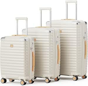 Joyway 3 Piezas Juego De Maletas, Trolley De Viaje Rígidas En Pp, Ultraligero Duradero, Con 4 Ruedas Dobles Giratorias, Cerradura Tsa Ideal Para Viajes Familia, Viajes Largos Joyway 3 Piezas Juego De Maletas, Trolley De Viaje Rígidas En Pp, Ultraligero Duradero, Con 4 Ruedas Dobles Giratorias, Cerradura Tsa Ideal Para Viajes Familia, Viajes Largos