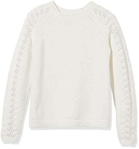 Image of Kid Nation Girls Sweaters for Teen Girls Toddler Girl Crewneck Pullover | Long Sleeve Knit Top for Casual Fall Winter Wear