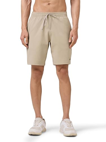 Image of TECHNOSPORT Men's Active Out Shorts ELASTOPLUS Stretch Quick Dry Sports Shorts for Gym Running Training Slim Fit Pocket UPF50+ Anti Odour