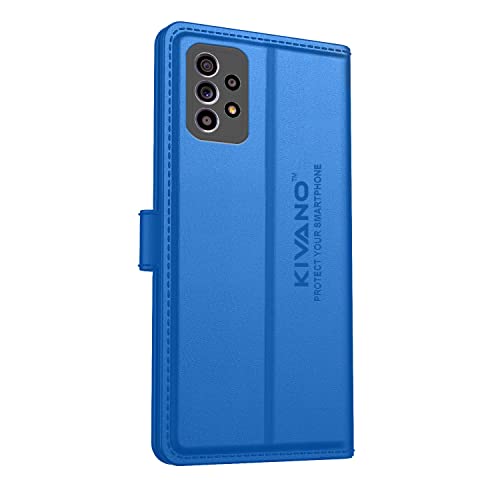 Image of Compatible with Samsung Galaxy A52 / Samsung Galaxy A52s 5G Flip Cover | Leather Finish | Inside Pockets & Inbuilt Stand | Shockproof Wallet Style Magnetic Closure Back Cover Case