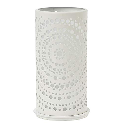 Duni DS42014 Billy Candle Holder White - Metal Candle Holder Case of 4, 140 x 65 x 65