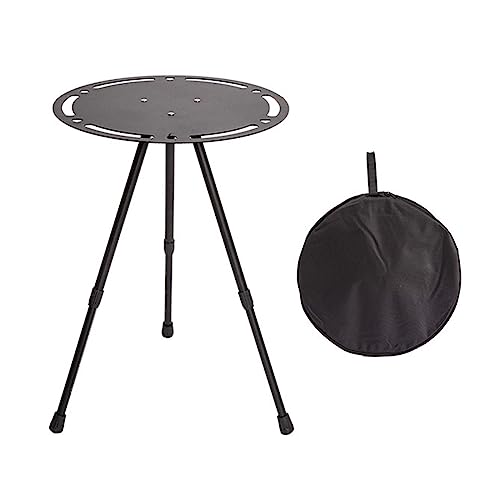 Table pliante de camping ronde en aluminium pour vos repas en plein air