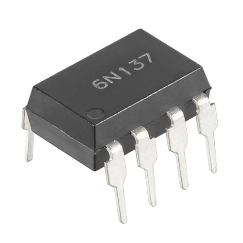 6N137 Optocoupler DIP-8 6N137S EL6N137 EL6N137S EL6N137S-TA High Speed Logic Output Optocouplers 8-Pin (Pack of 10pcs)