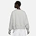 Nike, Women's, Sportswear Phoenix Fleece Over-Oversized Crew-Neck Sweatshirt, Dark Grey Heather/Sail, L
