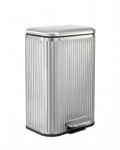 Caneca de basura de cocina 5.2 gal acero inoxidable