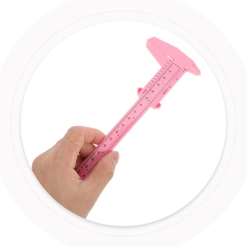 Calibrador deslizante plástico manual 4 piezas liviano miniatura 4