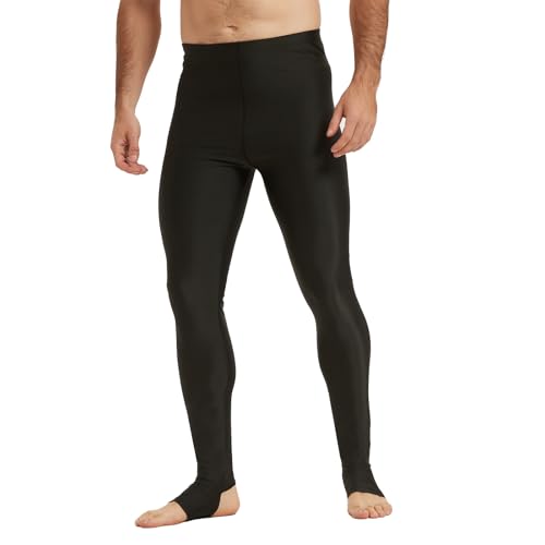 Men's Long Swim Pants UV Protection Compression Workout Surfing Legging Quick-Dry & Breathable Swimming Pants