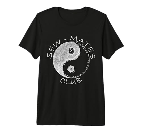 SEW-Mates Club Wordplay Motto for Sewing, Quilting and Craft Premium Tri-Blend T-Shirt