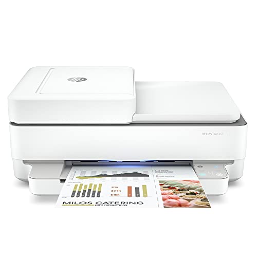 HP Envy Pro 6455 Wireless All-in-One Printer, Mobile Print, Scan & Copy, Auto Document Feeder, Instant Ink Ready, Works with Alexa (5SE45A) by HP - Used condition - US$181.51
