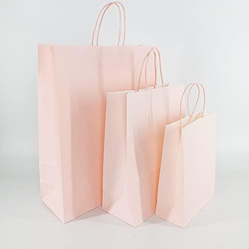 SMALL 11 Pcs Paper party bags for kids party, Gift carrier with twisted handles - Image 3