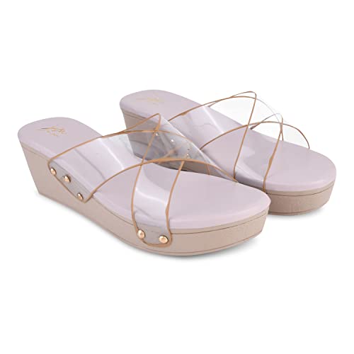 Image of JM LOOKS Daily fashionable Trendy fancy soft comfortable Heel Sandal for women's girls ladies