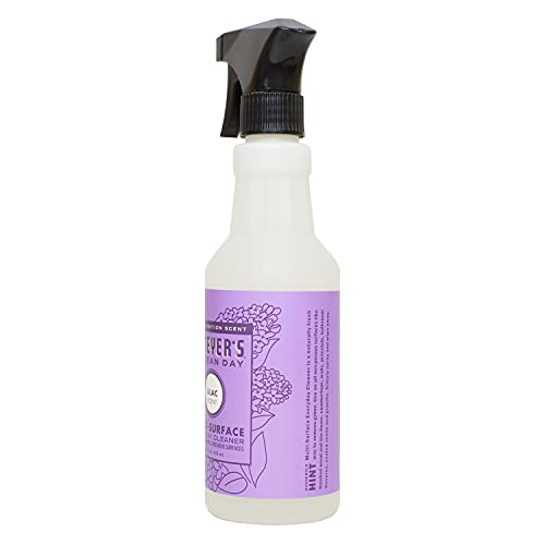 Image of MRS. MEYER'S CLEAN DAY Multi-Surface Everyday Cleaner, Limited Edition Lilac Scent, Removes Dirt & Freshens Surfaces, 16 FL OZ Spray Bottle (Pack of 6)