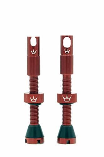 Valves Tubeless Peaty's MK2 Rouge 80mm pour rouler sereinement en montagne