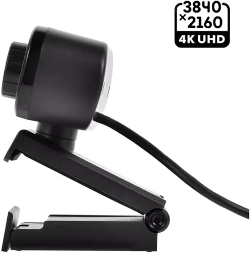 Webcam 4K UHD avec micro USB intégré et clip réglable pour PC - 2