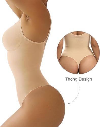 Image of Women Shapewear Tummy Control Bodysuit Seamless Sculpting Waist shaper Thong or Brief (ED025)
