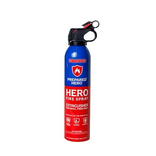 Prepared Hero Fire Spray - Mini Fire Extinguishers for House, Car...