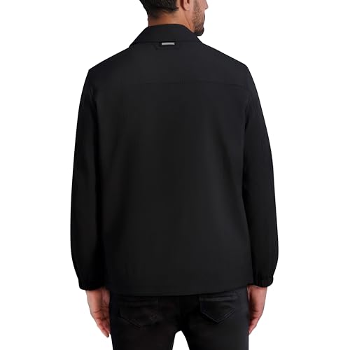 Image of KARL LAGERFELD Men's Bomber Satin Jacket