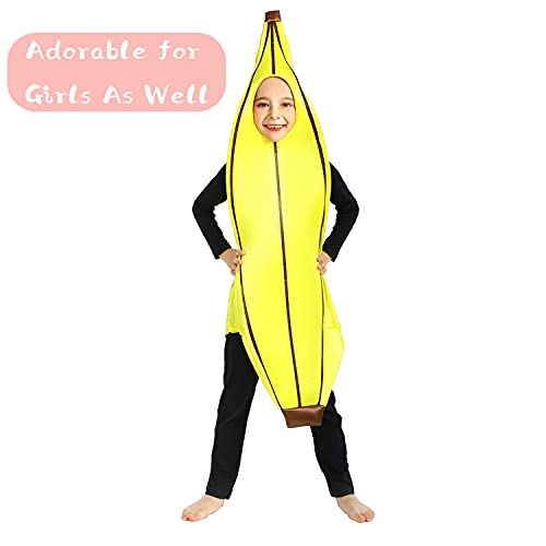 Disfraz Unisex de Banana para Niños 6-12 años miniatura 5