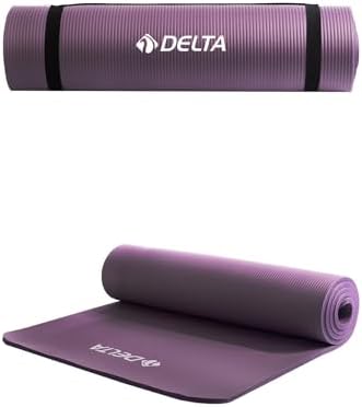 Delta Konfor Zemin 15 MM Taşıma Askılı Pilates Minderi Yoga Matı, Lila, 15 MM - Görsel 7