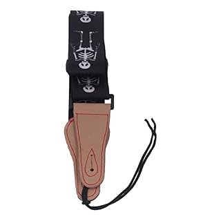 Sangle de Guitare Skull, Sangle de Basse Universelle en PU pour Mandoline Basse Banjo, Accessoire D’instruments de… - Les Beatles, Paul McCartney, John Lennon, RIngo Starr, George Harrison
