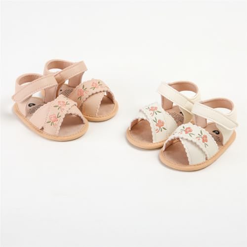 Image of Infant Baby Boys Girls Summer Sandals Party Wedding Dress Flats Shoes Newborn Crib Shoes First Walkers Prewalkers 0-18 Months