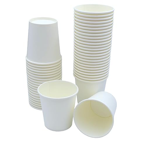 100 x 7oz White Paper Cups