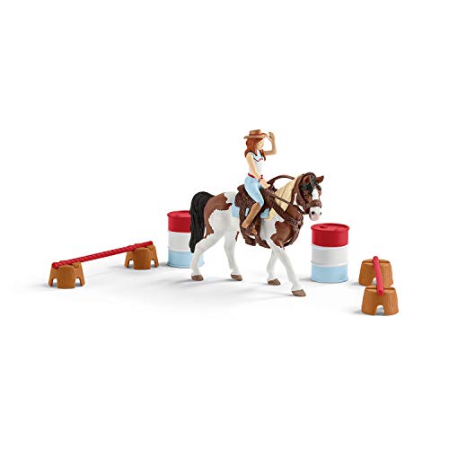 Schleich 42441 Horse Club Spielset - Horse Club Hannahs Western-Reitset, Spielzeug ab 5 Jahren,6.6 x 19 x 15 cm & 42434… – Bild 4