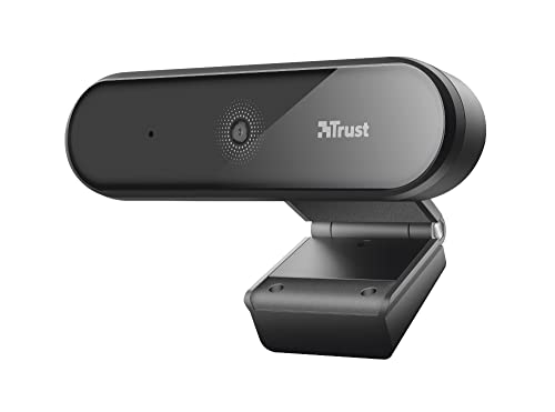 Trust Tyro Webcam PC con Microfono Full HD 1080p, Auto-Focus,...