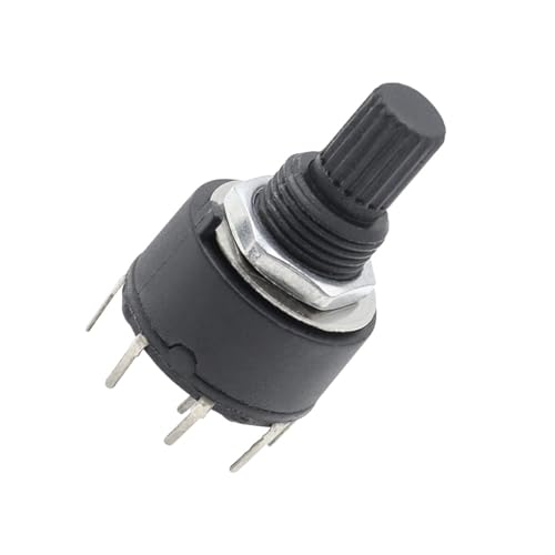 Interruptor rotativo de 16 mm para personalizar modos de funcionamiento en electrónica DIY