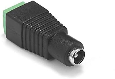 Electrical Equipments Supplies - 500pcs RGBW LED Strip 5.5mm x 2.1mm DC Power Connector 12V DC Jack Connector Female Male Power Adapter Plug For CCTV Camera - (female, Line Connector, Pins: 2P)