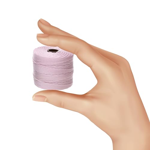 Cable de cuentas S-LON Blush de 77 YD: hilo de nylon para macramé 6