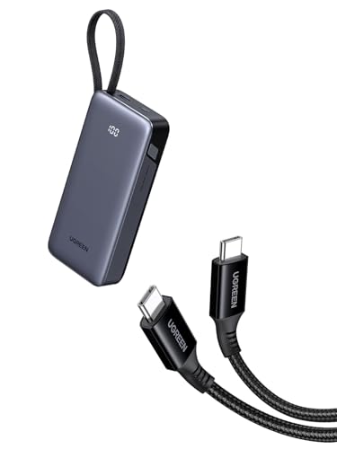 UGREEN Nexode Batería Externa 20000mAh con cable premium de 100W