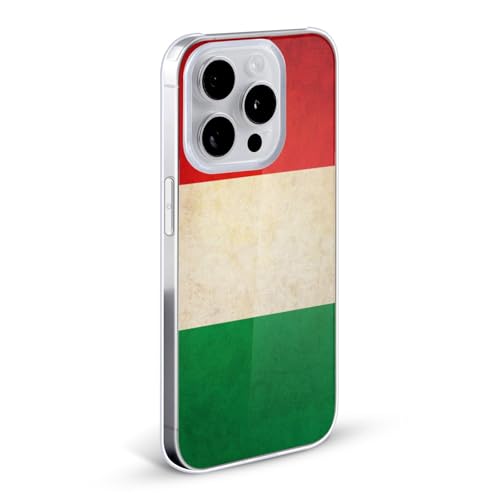Coque dure Italie pour iPhone SE protection fine drapeau rétro
