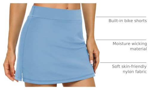 Image of LouKeith Tennis Skirts for Women Golf Athletic Activewear Skorts Mini Summer Workout Running Shorts with Pockets