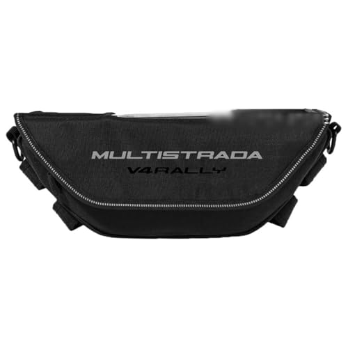 CJELPQ Für D&ucati Multistrada V4 V4 Rally Motorrad-Werkzeugtasche, Wasserdicht Und Staubdicht, Praktisches Reise-Lenkertaschen-Zubehör
