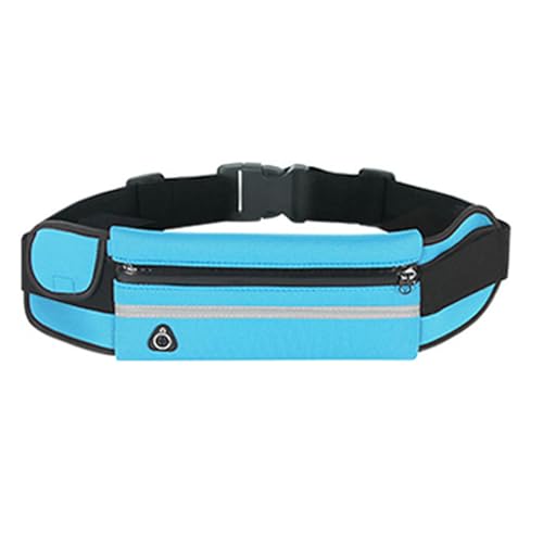 Riñonera con soporte para teléfono, deportiva, correr, viajes, correr, ciclismo, senderismo, multifuncional, Blue, Mass Beauty
