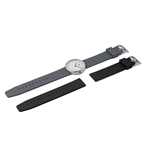 Image of Braun 2-Hand Analogue Quartz Watch with Additional Silicone Rubber Strap, Quick-Release Spring Bars, 38mm.