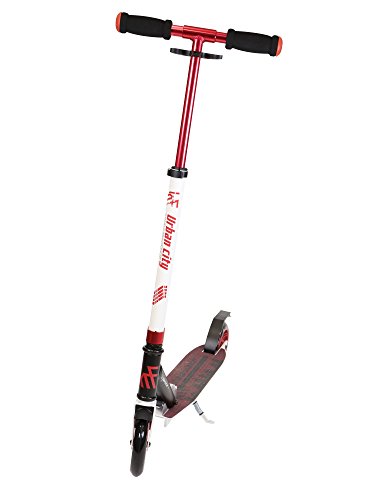 KRF The New Urban Concept City Patinete Plegable para Desplazamiento Urbano, Hombre, Rojo, 145