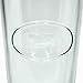 Amici Home Milk Glass | 11 Oz | Italian Made, Clear Recycled Glass with Green Tint | Cute Glass with Cow Motif for Milk, Water, Juice, Cocktails, Fresh Drinks (Set of 6)
