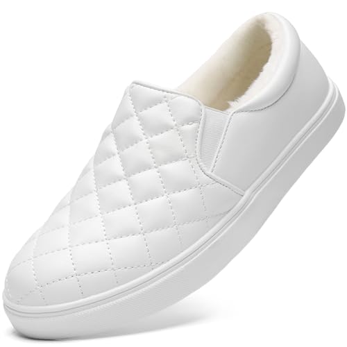 Image of STQ Slip On Shoes for Women Quilted Fashion Sneakers