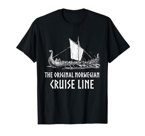 Viking Ship Cruise Line - Odin and Valhalla T-Shirt
