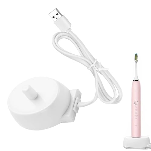 Electric Toothbrush Charger - Compatible with Oral-B P2000 P4000 P6000 P7000 D10 D12 D16 D20 D34 Models Compact & Travel-Friendly Design for Daily Convenience
