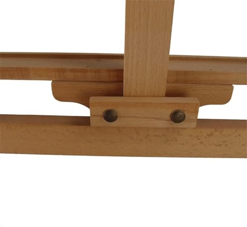Chevalet pliable en métal avec support arrière réglable et structure robuste en A