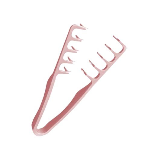 Peine texturizador, Peine de estilismo con Textura esponjosa, plástico ABS con Agarre Texturizado, Herramienta de estilismo de Dientes Anchos para Mujeres y Hombres,B