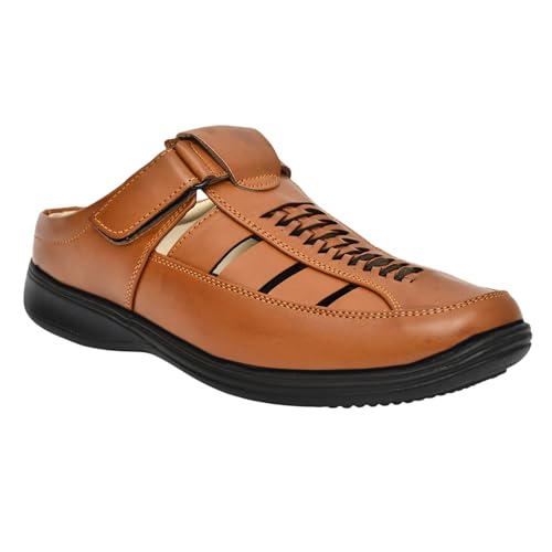 Image of Restroad Men's Synthetic Leather Sandals