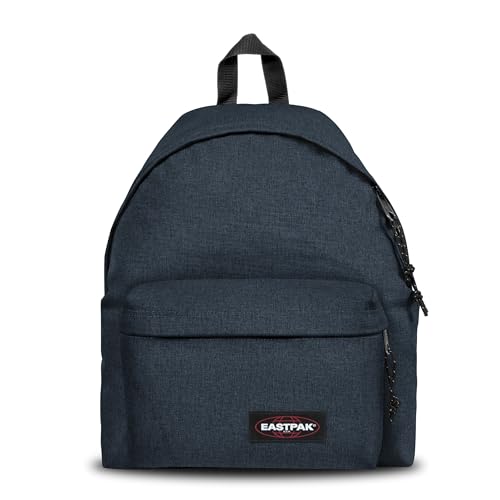 Image of EASTPAK Padded Pak'r - 24L Commuter Travel Backpack with Front Pocket, Water-Resistant, Vegan Materials & Adjustable Straps, Triple Denim