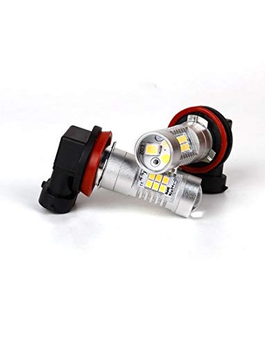 Simply Auto 9006 LED Bulbs 21-LED CANBUS P22D 12V 10.5W - 6000K Arctic White, 200% Brighter (Pair) - Image 3